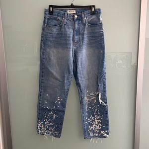Splatter paint Madewell Jeans